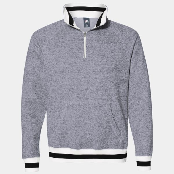Peppered Fleece Quarter-Zip Sweatshirt Thumbnail